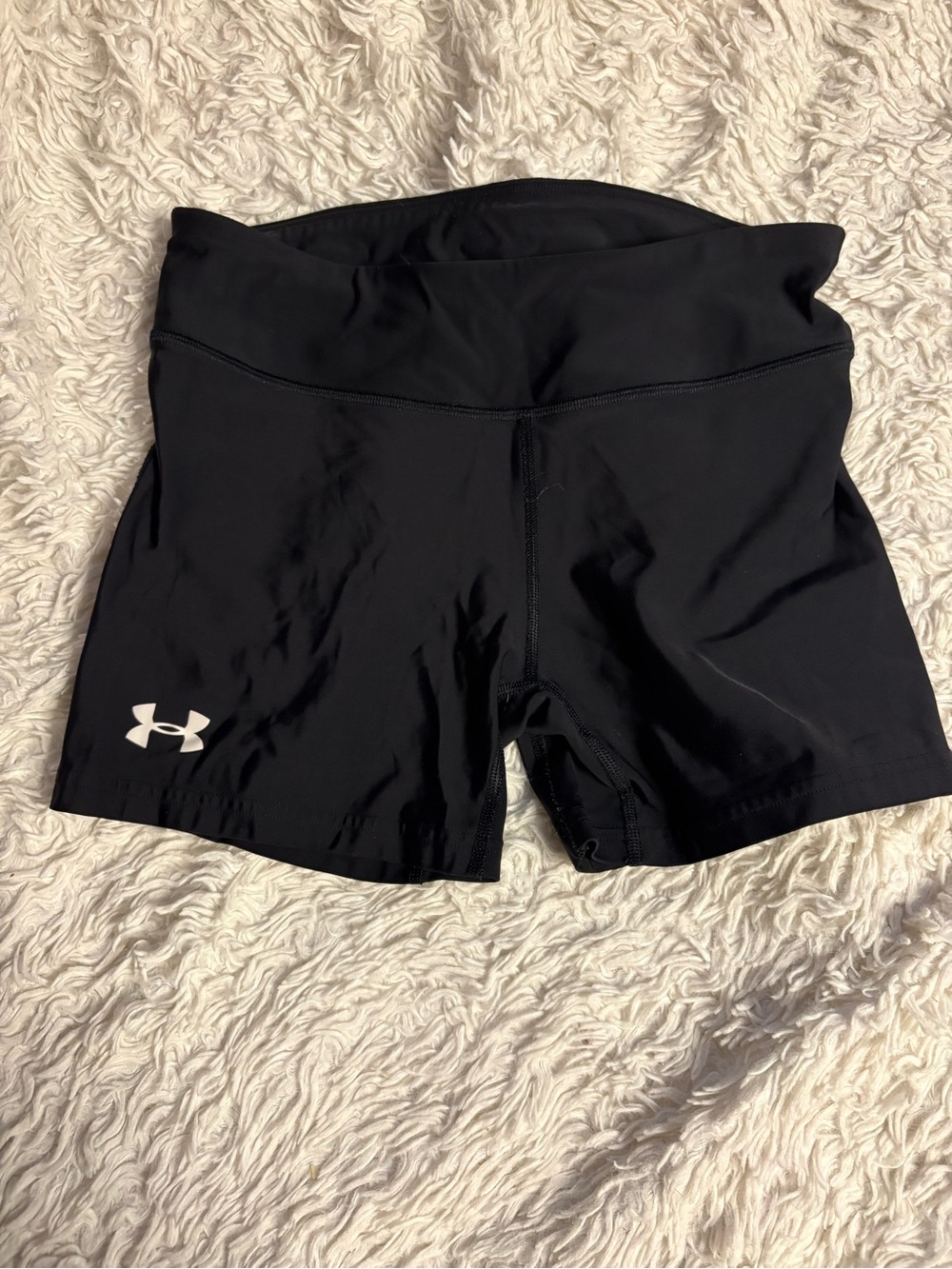 Under Armour Women's Black Spandex Training Shorts